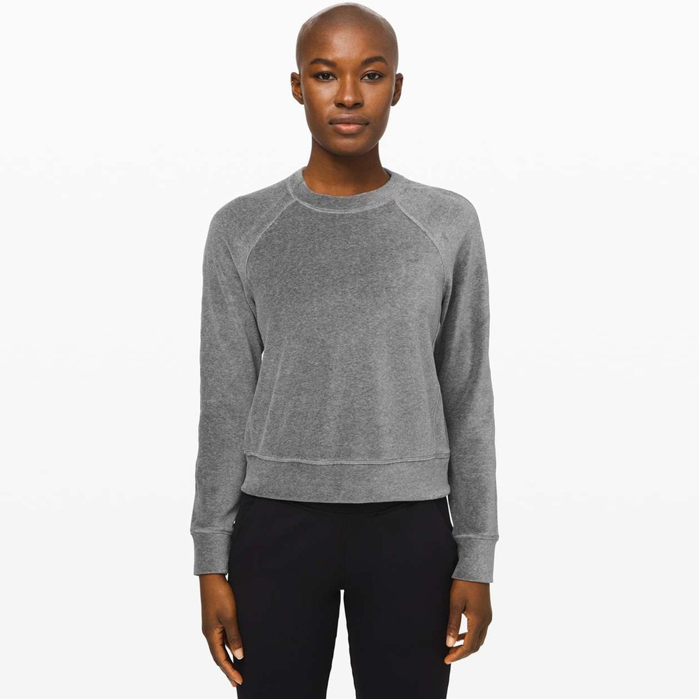 LULULEMON Every Moment Crew No Size Tag Check Measurements